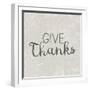 Give Thanks-Lottie Fontaine-Framed Giclee Print