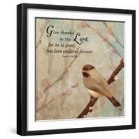 Give Thanks-Elizabeth Medley-Framed Premium Giclee Print