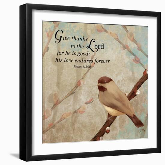 Give Thanks-Elizabeth Medley-Framed Premium Giclee Print