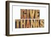 Give Thanks-PixelsAway-Framed Premium Giclee Print