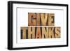 Give Thanks-PixelsAway-Framed Premium Giclee Print