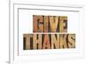 Give Thanks-PixelsAway-Framed Art Print