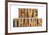 Give Thanks-PixelsAway-Framed Art Print