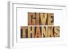 Give Thanks-PixelsAway-Framed Art Print