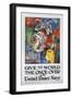 Give the World the Once over in the United States Navy Poster-James H. Daugherty-Framed Giclee Print