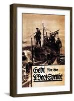 Give to the Submarine Fund-null-Framed Art Print