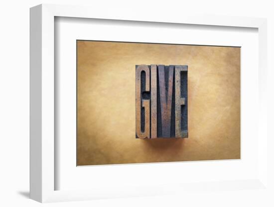 Give-enterlinedesign-Framed Photographic Print