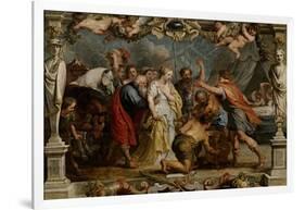 Given Back Briselda to Aquilles by Nestor, 1630-1635-Peter Paul Rubens-Framed Giclee Print