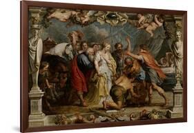 Given Back Briselda to Aquilles by Nestor, 1630-1635-Peter Paul Rubens-Framed Giclee Print