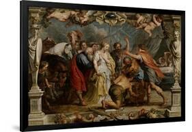 Given Back Briselda to Aquilles by Nestor, 1630-1635-Peter Paul Rubens-Framed Giclee Print