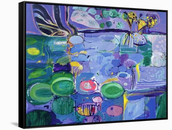 Giverny, 1990-92-Derek Balmer-Framed Stretched Canvas