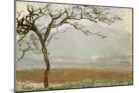 Giverny Countryside-Claude Monet-Mounted Giclee Print