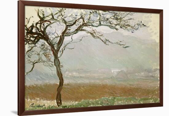 Giverny Countryside-Claude Monet-Framed Giclee Print