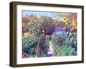 Giverny in Bloom, 2018-Helen White-Framed Giclee Print