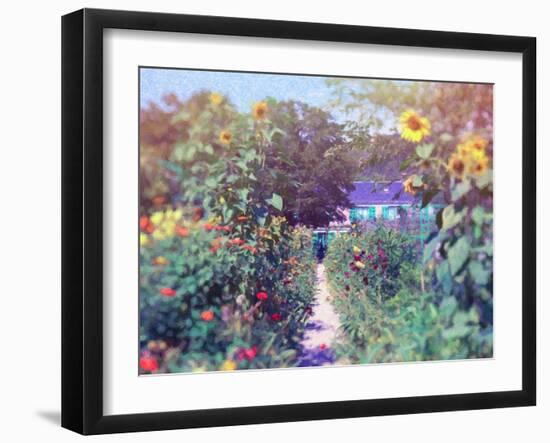 Giverny in Bloom, 2018-Helen White-Framed Giclee Print