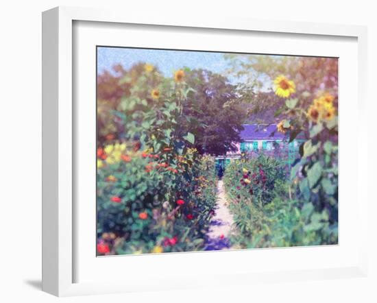 Giverny in Bloom, 2018-Helen White-Framed Giclee Print