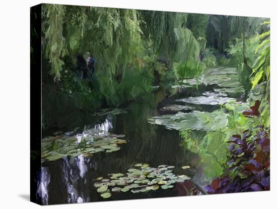 Giverny Pond-Sarah Butcher-Stretched Canvas