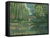 Giverny Reflections-Richard Harpum-Framed Stretched Canvas