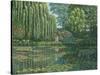 Giverny Reflections-Richard Harpum-Stretched Canvas