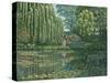 Giverny Reflections-Richard Harpum-Stretched Canvas