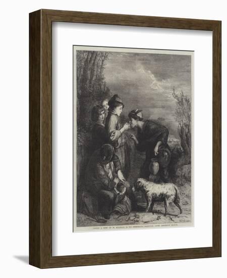 Giving a Bite-William Mulready-Framed Giclee Print