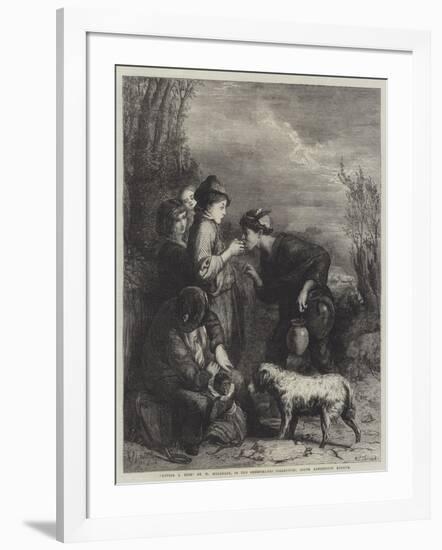 Giving a Bite-William Mulready-Framed Giclee Print