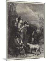 Giving a Bite-William Mulready-Mounted Giclee Print