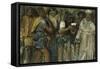 Giving Dink to Thirsty, Scene from Seven Works of Mercy-Lorenzo Filippo Paladini-Framed Stretched Canvas