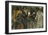 Giving Dink to Thirsty, Scene from Seven Works of Mercy-Lorenzo Filippo Paladini-Framed Giclee Print