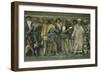 Giving Dink to Thirsty, Scene from Seven Works of Mercy-Lorenzo Filippo Paladini-Framed Giclee Print