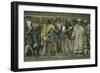 Giving Dink to Thirsty, Scene from Seven Works of Mercy-Lorenzo Filippo Paladini-Framed Giclee Print