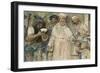Giving Dink to Thirsty, Scene from Seven Works of Mercy-Lorenzo Filippo Paladini-Framed Giclee Print