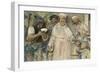 Giving Dink to Thirsty, Scene from Seven Works of Mercy-Lorenzo Filippo Paladini-Framed Giclee Print