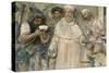 Giving Dink to Thirsty, Scene from Seven Works of Mercy-Lorenzo Filippo Paladini-Stretched Canvas