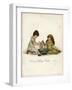 Giving Dolly a Bath-Ida Waugh-Framed Art Print