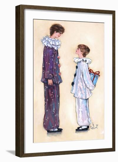 Giving Present-Judy Mastrangelo-Framed Giclee Print