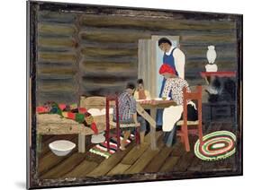 Giving Thanks, C.1942 (Oil on Panel)-Horace Pippin-Mounted Giclee Print