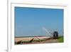 Giving the Tulips Water by a Tractor in the Fields-Ivonnewierink-Framed Photographic Print