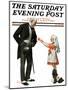 "Giving to Red Cross" Saturday Evening Post Cover, September 21,1918-Norman Rockwell-Mounted Giclee Print