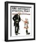 "Giving to Red Cross" Saturday Evening Post Cover, September 21,1918-Norman Rockwell-Framed Giclee Print