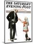 "Giving to Red Cross" Saturday Evening Post Cover, September 21,1918-Norman Rockwell-Mounted Giclee Print