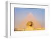 Giza, Cairo, Egypt. The Great Sphinx and the Pyramid of Khafre.-Emily Wilson-Framed Photographic Print