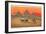 Giza Pyramid at Sunset, Egypt-null-Framed Art Print