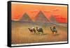 Giza Pyramid at Sunset, Egypt-null-Framed Stretched Canvas