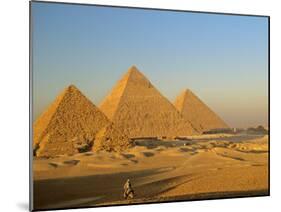 Giza Pyramid, Giza Plateau, Old Kingdom, Egypt-Kenneth Garrett-Mounted Premium Photographic Print