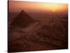 Giza Pyramid, Giza Plateau, Old Kingdom, Egypt-Kenneth Garrett-Stretched Canvas