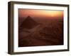 Giza Pyramid, Giza Plateau, Old Kingdom, Egypt-Kenneth Garrett-Framed Photographic Print