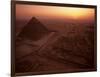 Giza Pyramid, Giza Plateau, Old Kingdom, Egypt-Kenneth Garrett-Framed Photographic Print