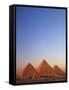 Giza Pyramid, Giza Plateau, Old Kingdom, Egypt-Kenneth Garrett-Framed Stretched Canvas