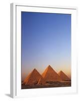 Giza Pyramid, Giza Plateau, Old Kingdom, Egypt-Kenneth Garrett-Framed Photographic Print